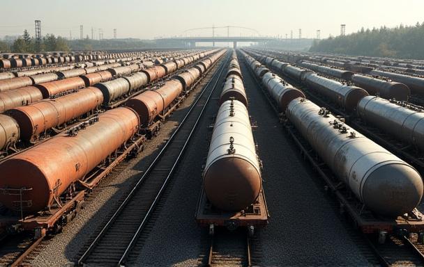 Overview of various types of railway wagons